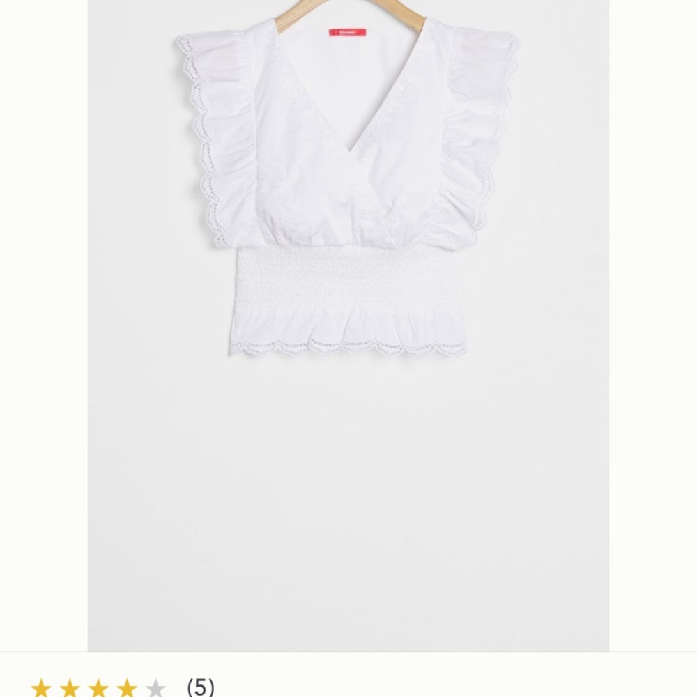 Brand new Anthropologie ruffled top